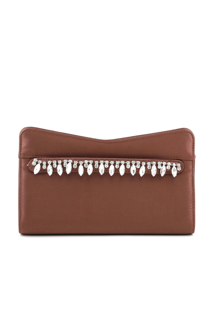 Fancy Clutch B20747-Brown