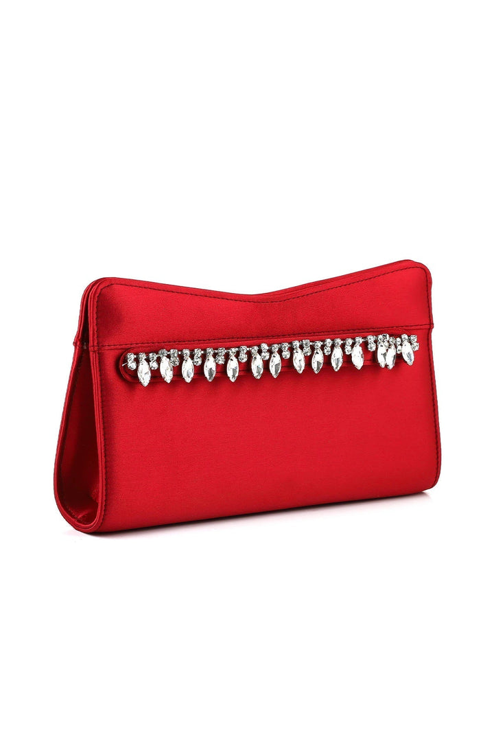 Fancy Clutch B20747-Maroon