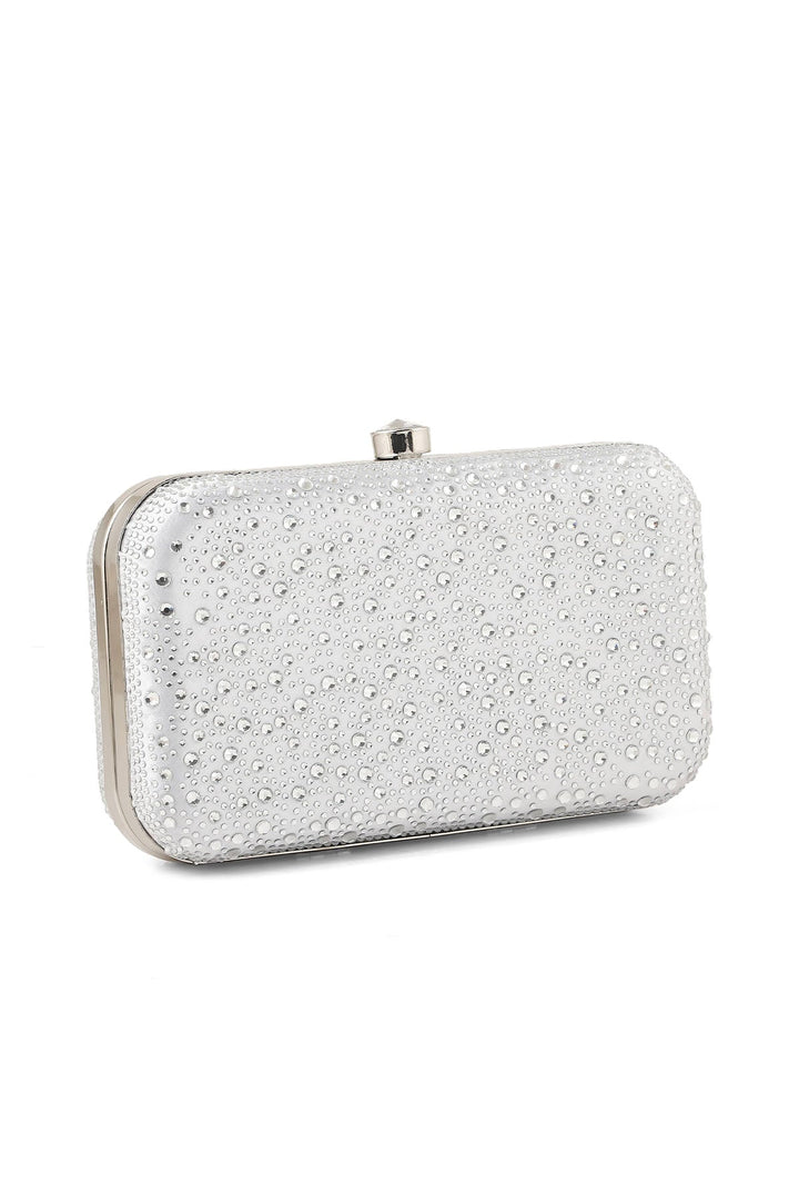 Fancy Clutch B20748-Silver