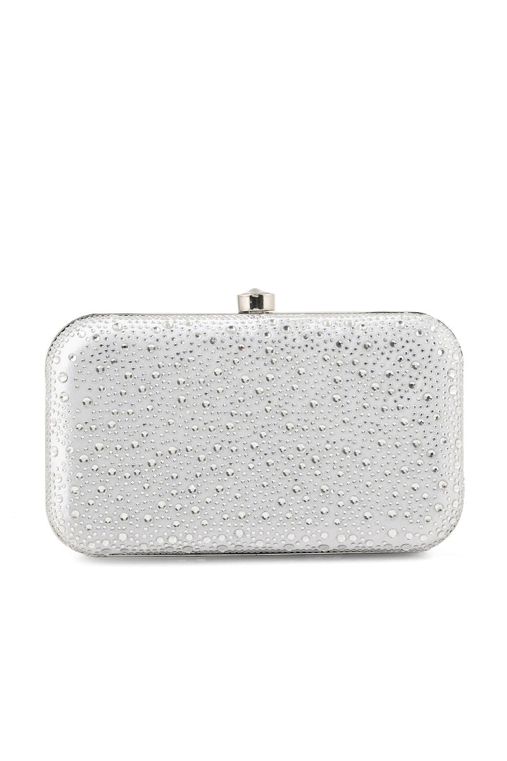 Fancy Clutch B20748-Silver