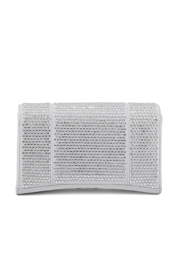 Fancy Clutch B20751-Silver