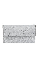 Load image into Gallery viewer, Fancy Clutch B20753-Silver
