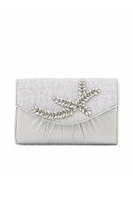 Load image into Gallery viewer, Fancy Clutch B20754-Silver
