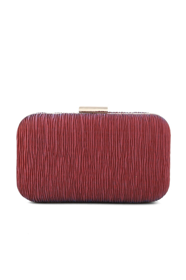 Formal Clutch B21575-Maroon