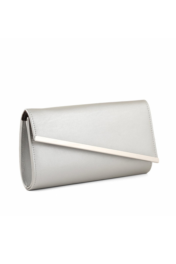 Formal Clutch B21585-Silver