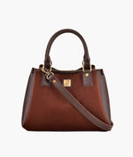 Load image into Gallery viewer, Dark brown suede mini bag
